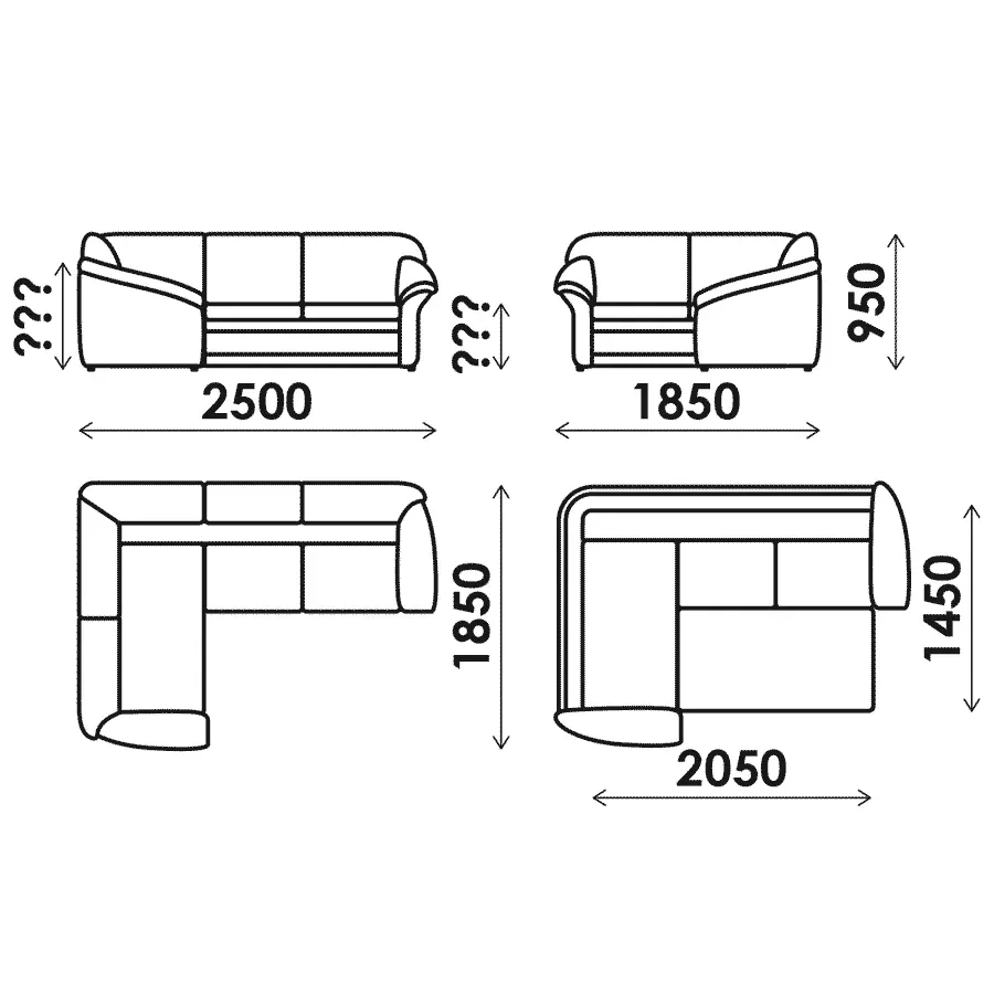 Неаполь 250x185 см - изображение №2
